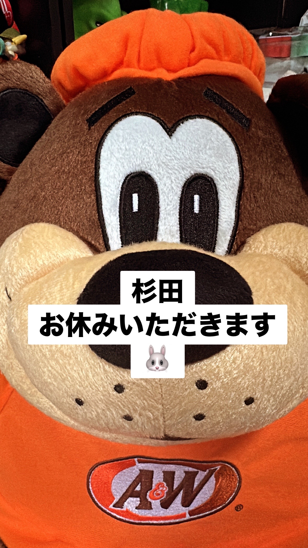 お休みいただきます！